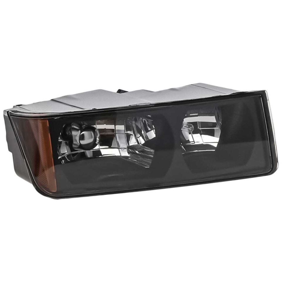 Passenger Headlight With Lower Body Cladding Fits 02-05 AVALANCHE 1500 ...